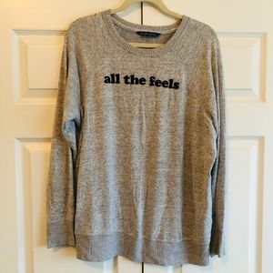 Abercrombie Gray Sweater